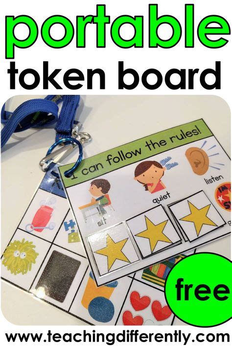 portable token board token board preschool special education