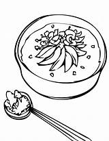 Coloring Soup Pages Clipart Rice Porridge Chicken Food Chinese Stone Clip Cliparts Line Goldilocks Congee Eating Nutrition Use Template Getcolorings sketch template