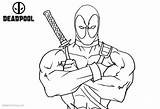 Deadpool Coloring Pages Marvel Comics Printable Kids Adults Print Color Getcolorings Coloringbay Bettercoloring sketch template