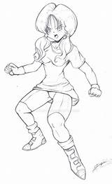Videl Dragon Ball Deviantart Agacross Manga sketch template