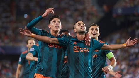 valencia  ajax amsterdam football match report october   espn