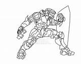 Halo Spartan Easy Template Coloring sketch template