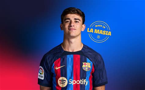 gavi 2022 2023 player page midfielder fc barcelona official website