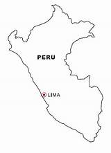 Peru Map Coloring Template sketch template