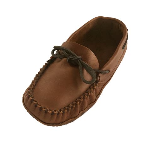 mens extra wide width fit genuine leather soft sole moccasin slippers leather moccasins