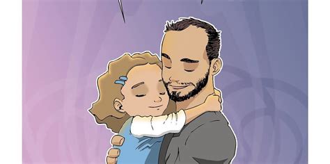 single dad illustrates life with his daughter in