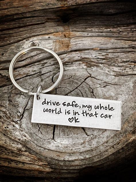 drive safe       keychain truck driver etsy long distance relationship