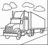 Semi Coloring Truck Pages Trucks Printable Colouring Print Big Boys Trailer Rig Sheets Visit sketch template