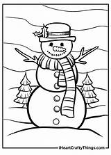 Snowman Sheet Iheartcraftythings sketch template
