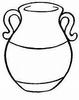 Coloring Jarrones Colorear Barro Botija Jug Elijah Widow Motivo Pretende Compartan Disfrute Vase sketch template