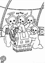 Teletubbies Coloring Pages Vacuum Cleaner Hug Big Their Printable Para Coloriage Colorear Los Dibujos Info Book Supercoloring Categories sketch template