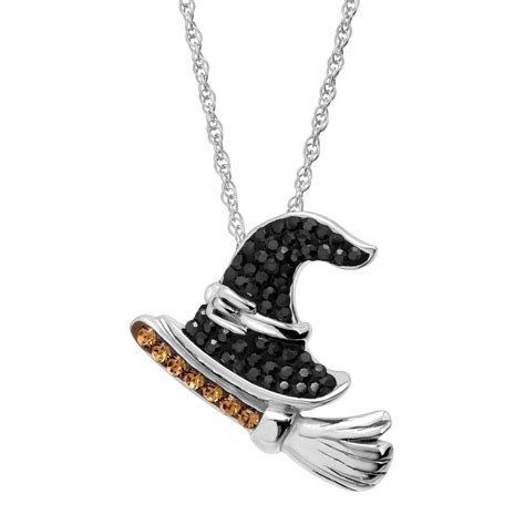 Witch Hat And Broom Pendant 24 99 Sterling Silver Necklace Pendants
