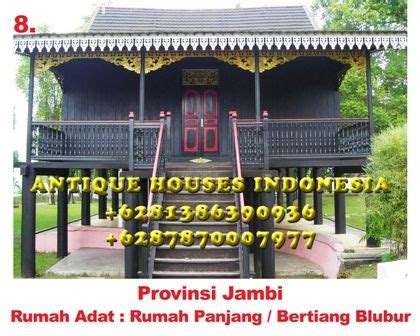 type jambi malays main building called  house melayu houses built  stilts colonnaded