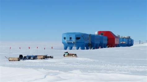 antarctic base opens briefly as berg watch continues bbc news