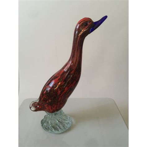 Murano Glass Bird Figurine Chairish