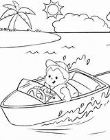 Coloring Pages Getdrawings Ferry Boat sketch template