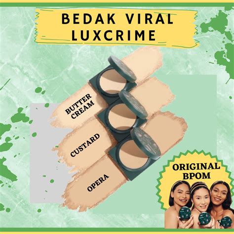 Jual Bedak Luxcrime Two Way Cake Original Luxcrime Indonesia Shopee