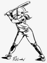 Softball Girls Drawing Baseball Batter Loudon Bat Lantern Jaw Illustrator Paul Mr Ball Getdrawings Colour Old sketch template