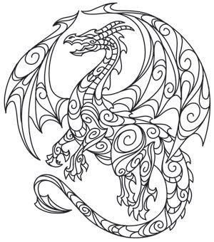 doodle dragon dragon coloring page coloring pages coloring books