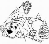 Clifford Coloring Dog Red Big Pages Christmas Printable Color Getdrawings Adults Getcolorings sketch template