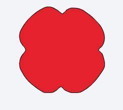pin  joanne  crafts resources poppy craft poppy template