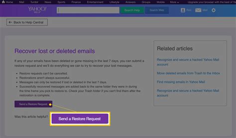 how to recover deleted yahoo mail messages