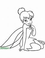 Coloring Bell Tinker Tinkerbell Pages Disney Peter Pan Coy Disneyclips Color Hook Captain Drawings Funstuff Choose Board sketch template