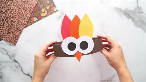 turkey hat craft  thanksgiving youtube