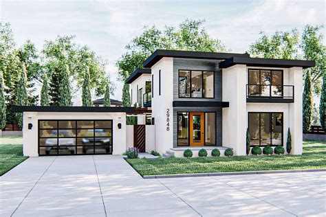 modern house plan fit  style americas  house plans blogamericas  house