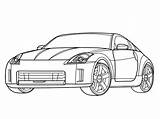Nissan Pages Coloring sketch template