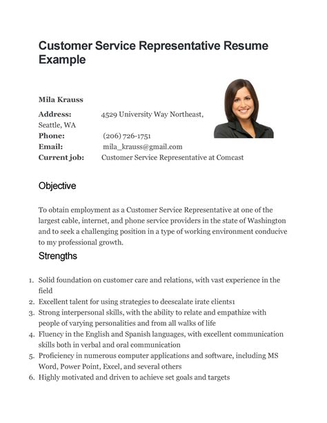 customer service resume examples templatelab
