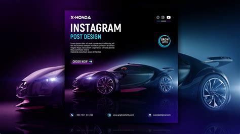 luxury car social media post template graphicsfamily
