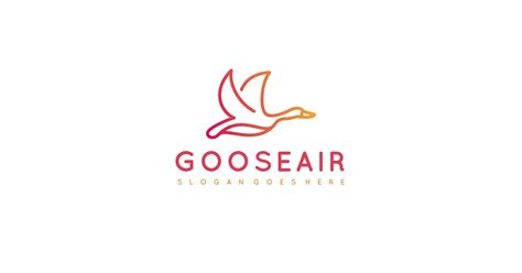 goose logo graphic templates envato elements