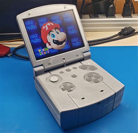 gamer builds game boy advance sp inspired nintendo  portable called