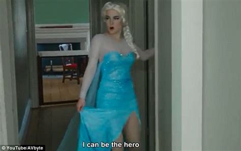 parody of disney s frozen sees elsa inject the film with girl power daily mail online