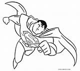 Superman Coloring Pages Printable Flying Cool2bkids Kids sketch template