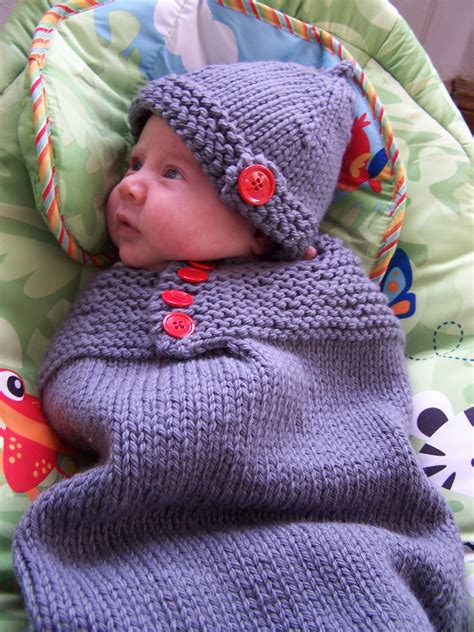 adorable crochet  knitted baby cocoon patterns