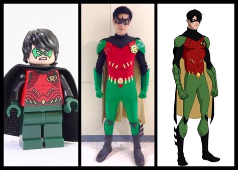 side by side by side cosplay comparison robin dick