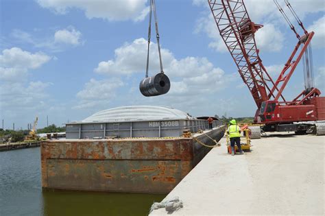 direct barge unloading services bdm coil coaters