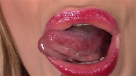 sexy blonde close up lips and tongue fetish free porn 7a xhamster