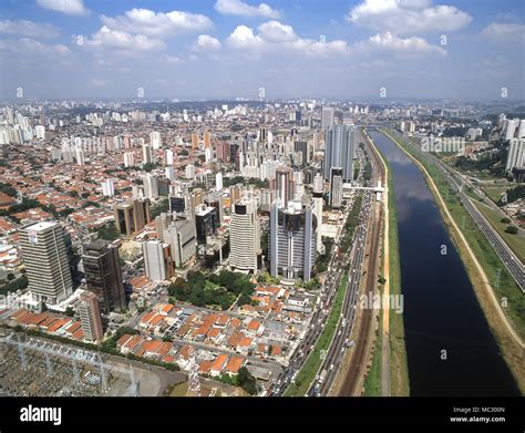 aerial view united nations avenue brooklin novo sao paulo brazil stock photo alamy
