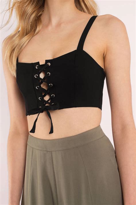 cute black crop top lace  top black top black crop top