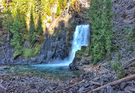 wilson creek falls west kootenay hiking