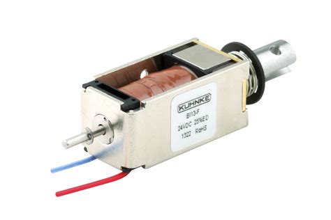 linear solenoid bistable bi    dc  ed kendrion industrial magnetic systems