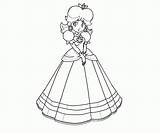 Mario Coloring Pages Daisy Super Peach Rosalina Paper Princess Color Boys Girls Print Brothers Popular Library Clipart Coloringhome sketch template