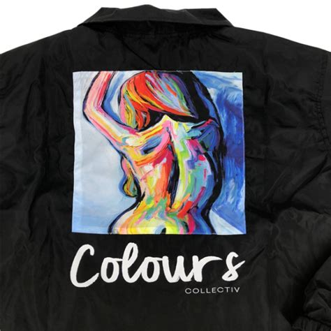 Colours Collectiv Coaches Jacket Aja Nude Silhouette Colours Collectiv