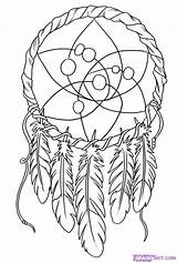 Dream Coloring Catcher Dreamcatcher Pages Drawing Step Draw Native Catchers American Drawings Printable Tattoo Color Adult Colouring Kids Print Easy sketch template