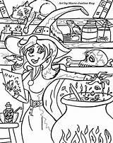 Coloriage Halloween Coloring Sorcière Witches Pages Roy Justine Marie Artist Choose Board Illustrator Witch Adult Crafts sketch template