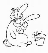 Coloring Pages Rabbit Bunny Coming Color Funny Estate Real Print Comments Frog Getcolorings Library Clipart Books Printable sketch template