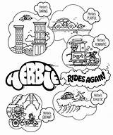 Coloring Herbie Pages Bug Disney Volkswagen Movie Beetle Book Template Getcolorings sketch template